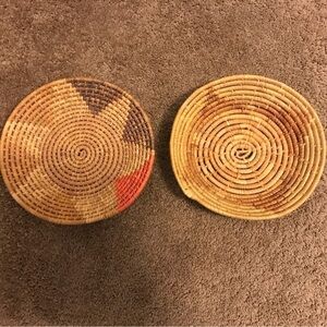 BURGUNDY TWIST BASKETS